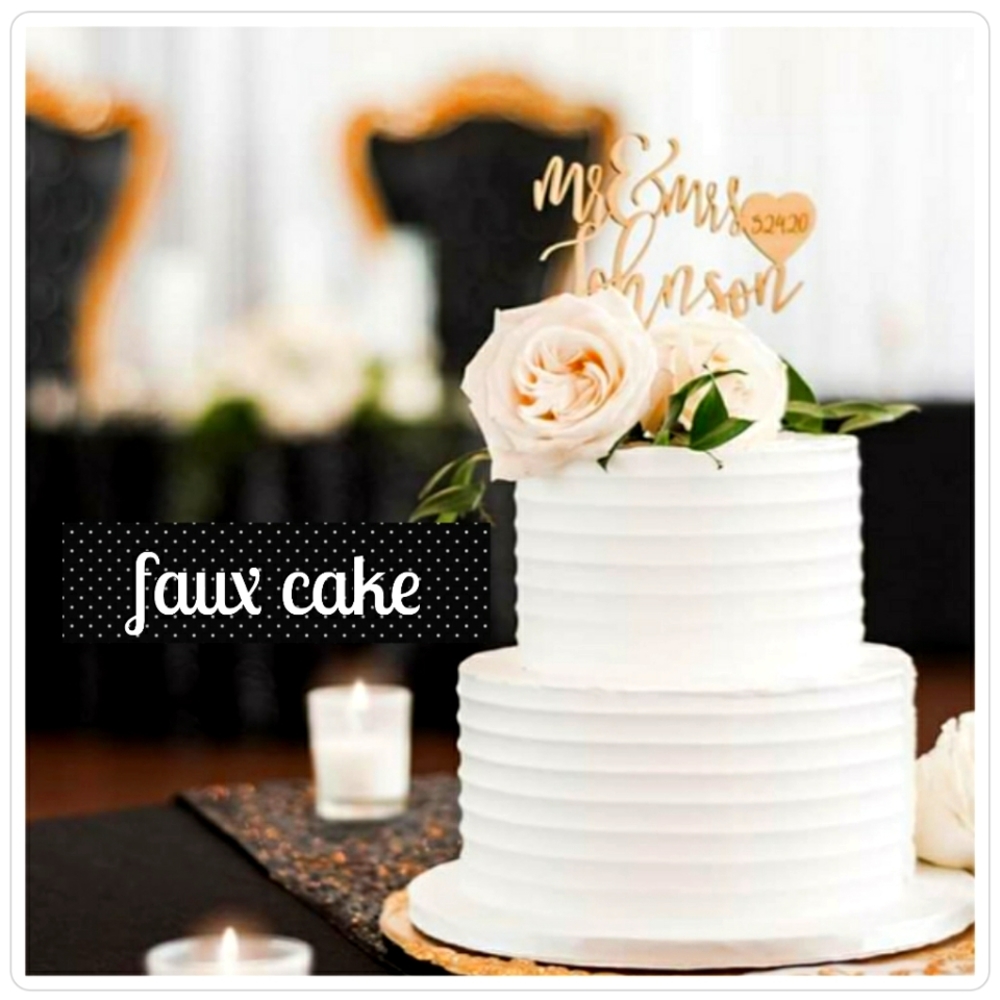 Beautiful faux cake